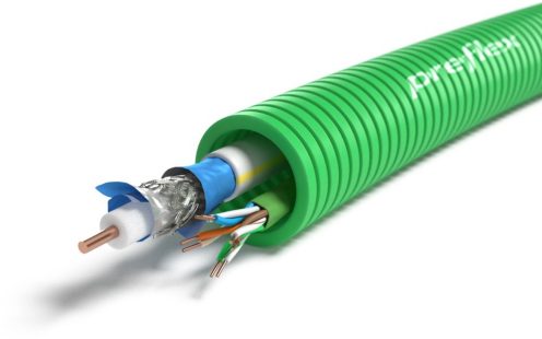 Preflex COAX Telenet/VOO indoor HIRSCHMANN -B2ca + UTP CAT6 -Cca