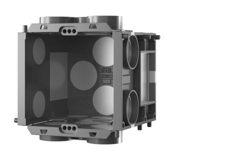 Inbouwdoos Luchtdicht - 65 diep - zonder vijzen - B65+Sv