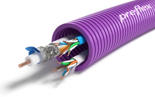 Preflex COAX Telenet/VOO indoor -Cca + 2x UTP CAT5E -Eca