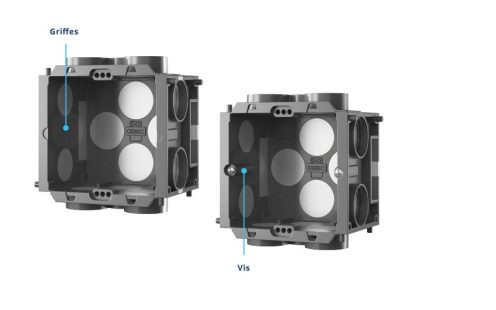 recessed box sealed - depth 45 - wo screws_general