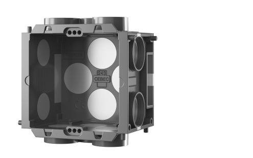 Boîte d'encastrement etanche a l'air - profondeur 45 - sans vis - B45+SV