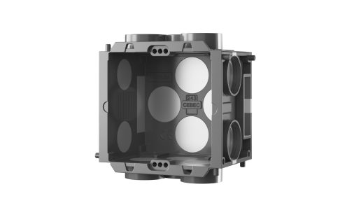 Boîte d'encastrement etanche a l'air - profondeur 45 - sans vis - B45+SV