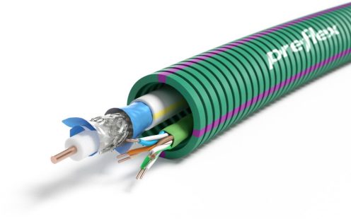 Preflex COAX Telenet/VOO indoor HIRSCHMANN -B2ca + UTP CAT6 -Cca