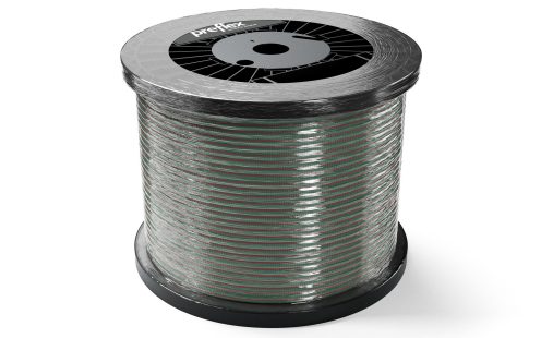 Preflex SAFE Bobine gaine verte ligne rouge