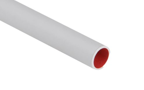 PVC electro Polivolt 750N RAL7035 LF red