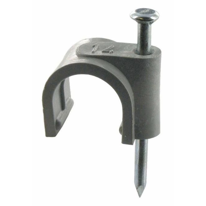 Clip rond gris clair RAL 7035