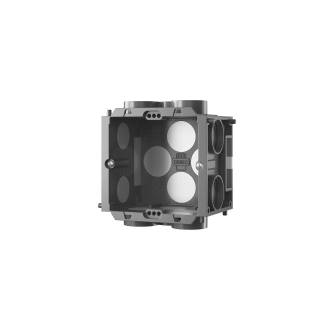 Boîte d'encastrement etanche a l'air - profondeur 45 - avec vis - B45+