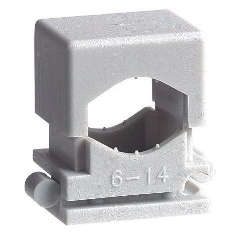 Attache pression gris clair