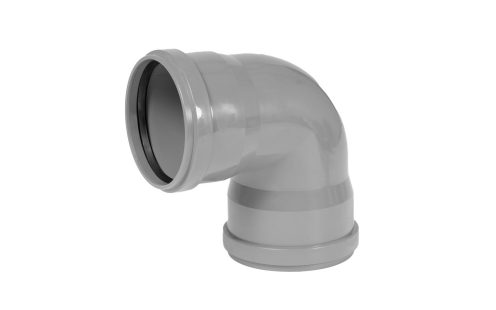 PP Compact grijs bocht 90