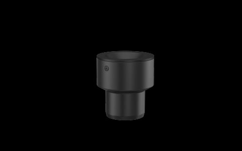 Master3Plus Fitting Black Siphon Connector DN 50_40