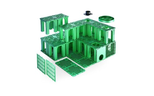 Stormwater crate Stormbox II compilation