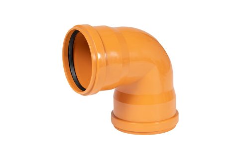 PP Compact roodbruin bocht 90