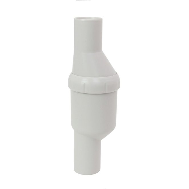 PP water trap 40mm straight greywhite Smartline