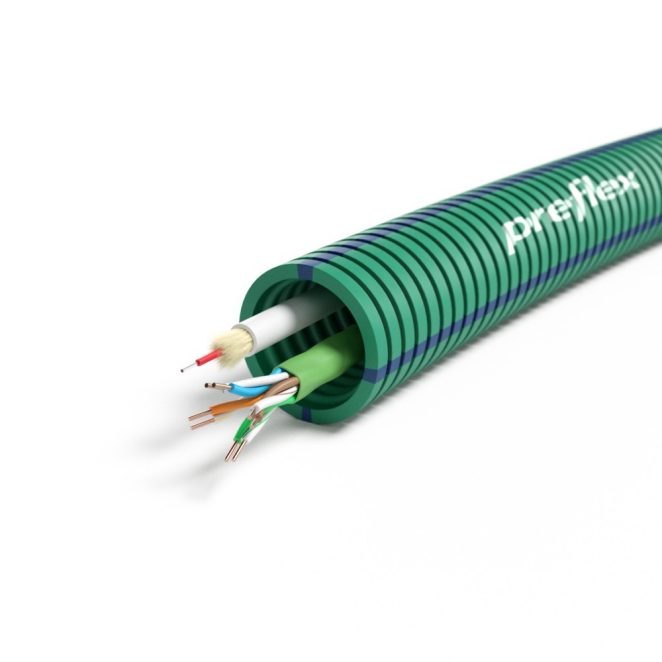 Preflex Proximus MDIC 2x G.657.A2  + UTPCAT6 