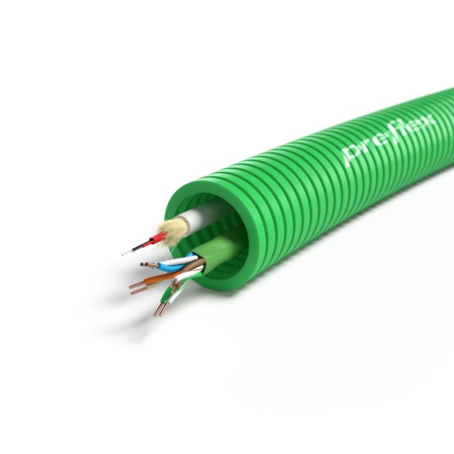 Preflex Proximus MDIC 2x G.657.A2  + UTPCAT6 