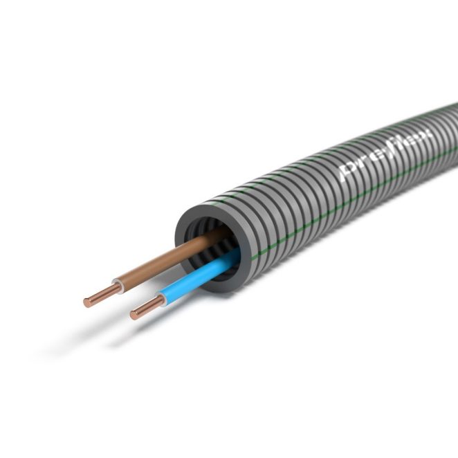 Preflex H07V-U 2x1,5 BL BR-Eca