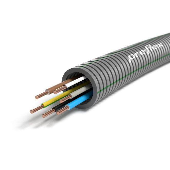 Preflex H07V-U 6G1,5 G/G BL BR ZW/R ZW/W GR-Eca
