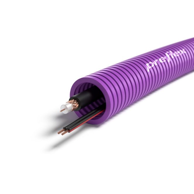 Preflex COAX RG59+2x0,75 -Eca