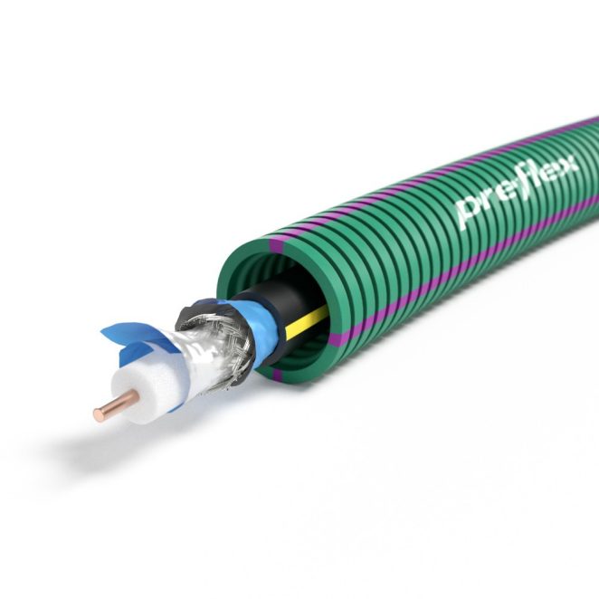 Preflex COAX Telenet indoor HIRSCHMANN TRI11 FRNC B2ca