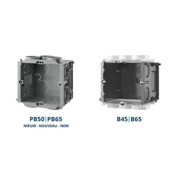 Universal installation boxes standard - range overview