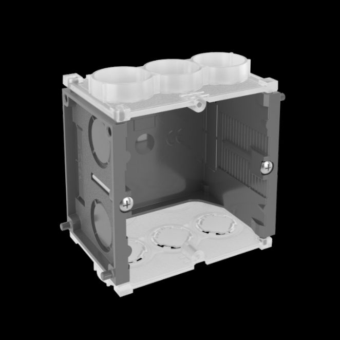 Boîte d'encastrement - profondeur 45 - vis horizontal - B45VH