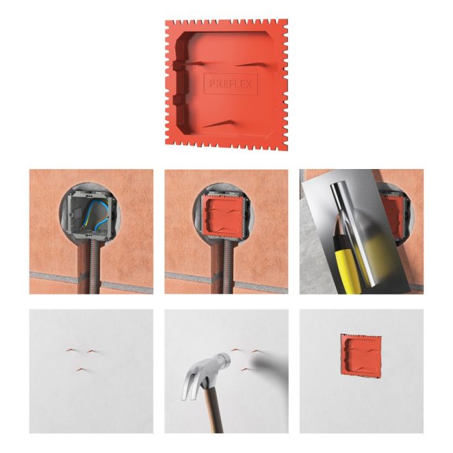 Plastering cover - illustration