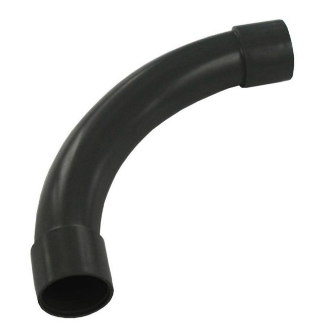 Bocht zwart RAL 9005