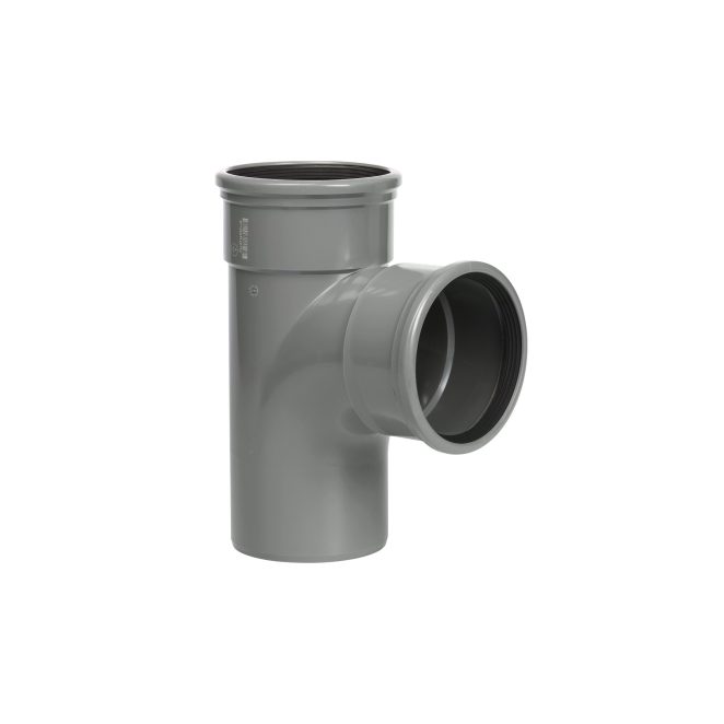 PVC T stuk 87° 30' MS buitenriolering