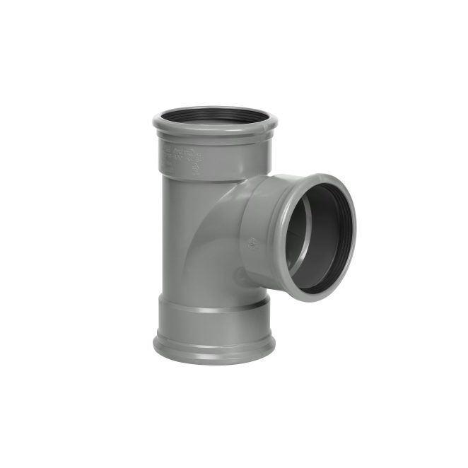 PVC T stuk 87° 30' MM buitenriolering