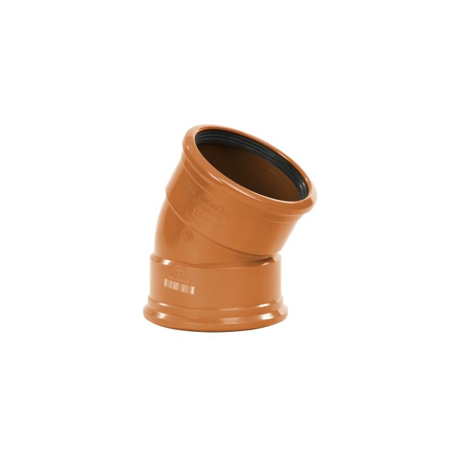 PVC Elbow 30° FF Redbrown