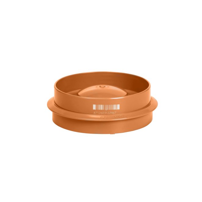 PVC Kombi kap roodbruin buitenriolering