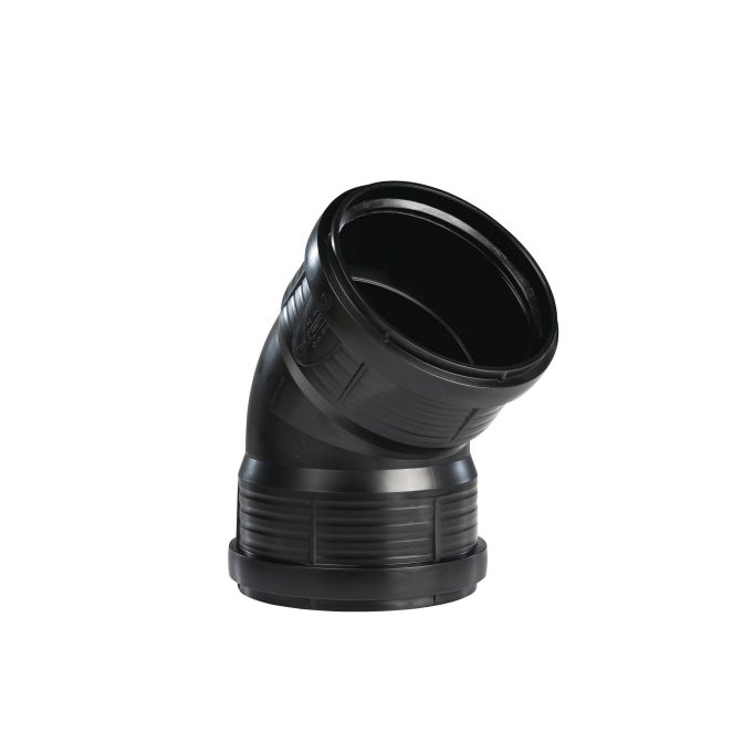 Master3 Plus Bend black with two sockets 45