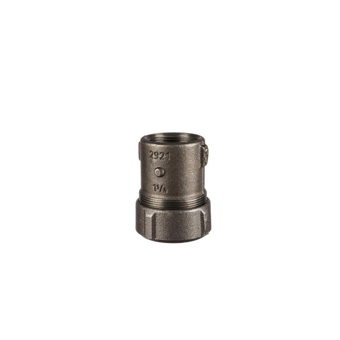 Gas coupling PE X female thread