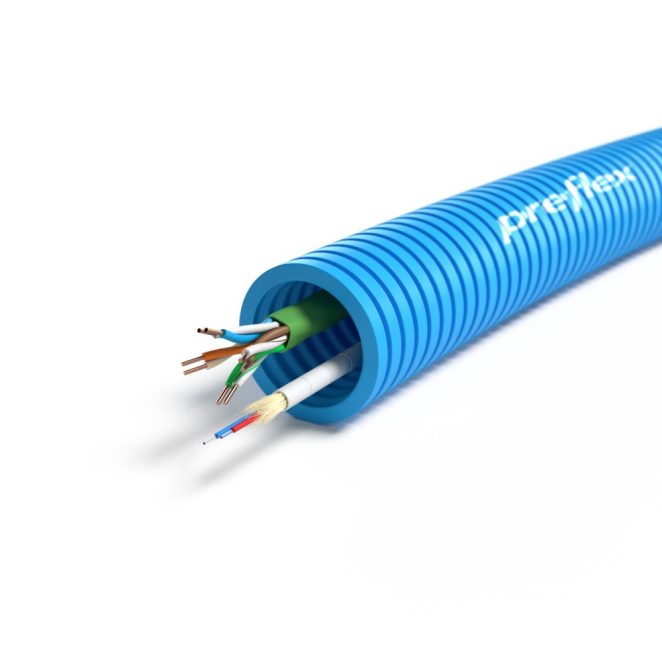 Preflex TELENET MINIFLEX 2x G.657.A1 + UTP CAT6
