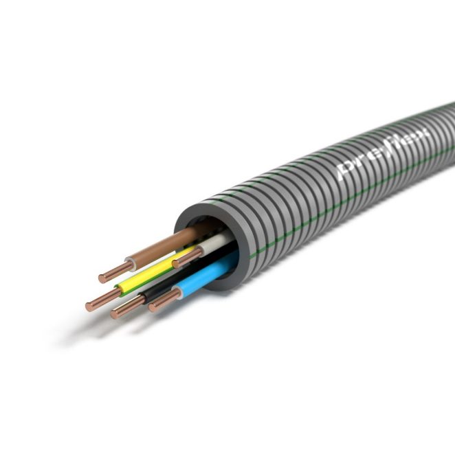 Preflex H07V-U 5G1,5 G/G BL BR ZW GR-Eca