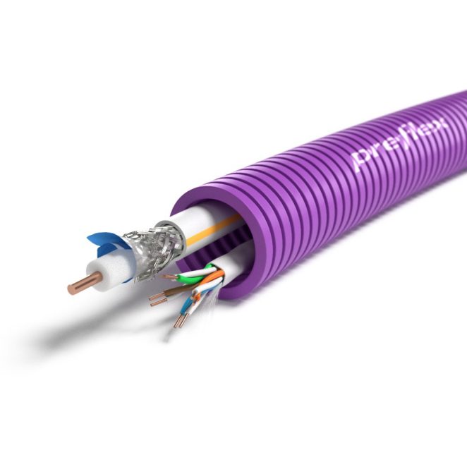Preflex COAX Telenet/VOO indoor -Cca +UTP CAT5E-Eca