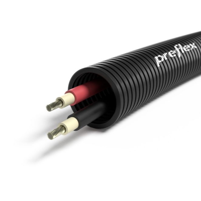 Preflex zwart 25mm 2x Solar 4 R100