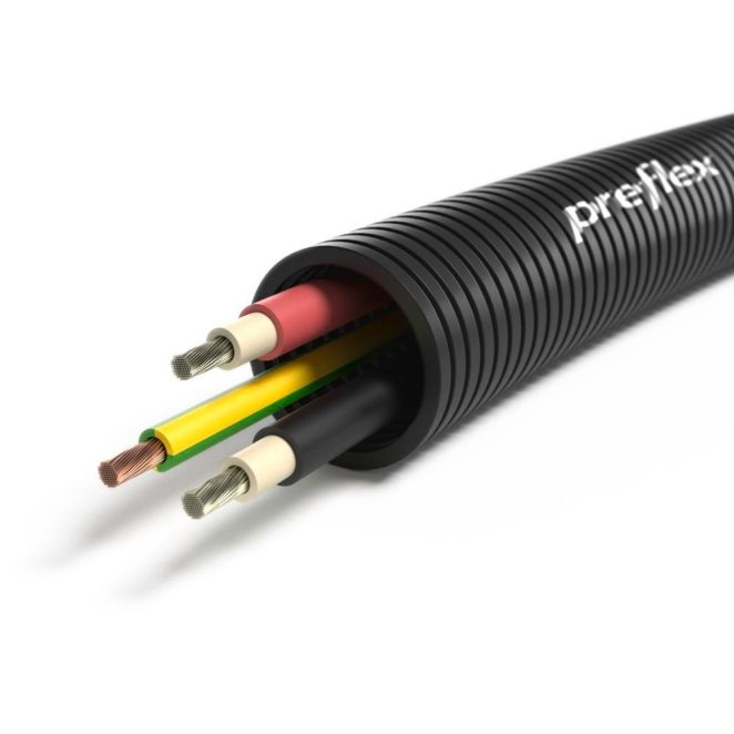 Preflex zwart 25mm 2x Solar 4 + 1G4 R100