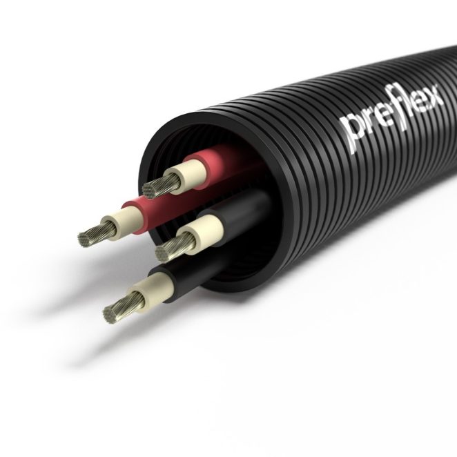 Preflex zwart 25mm 4x Solar 6 R100