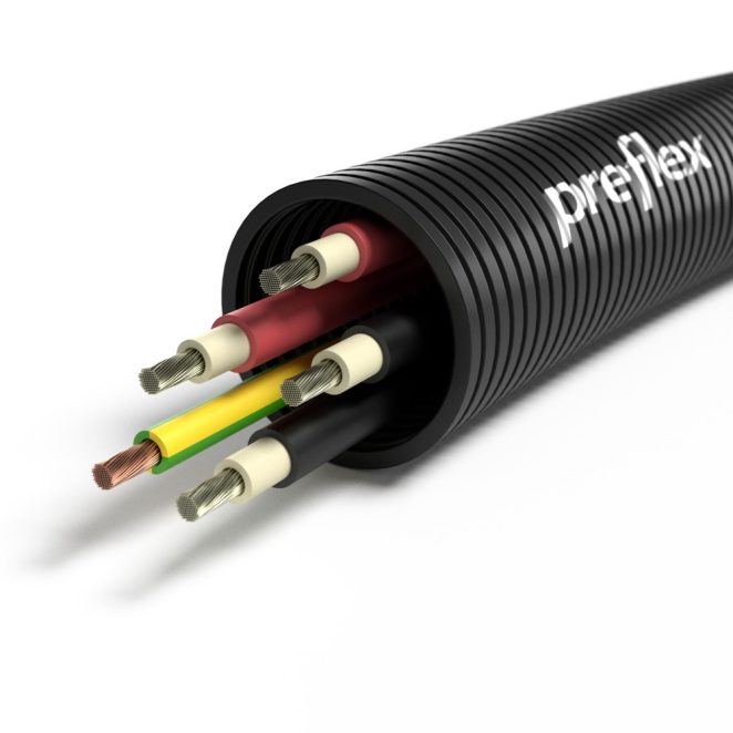Preflex zwart 25mm 4x Solar 6 + 1G6 R100