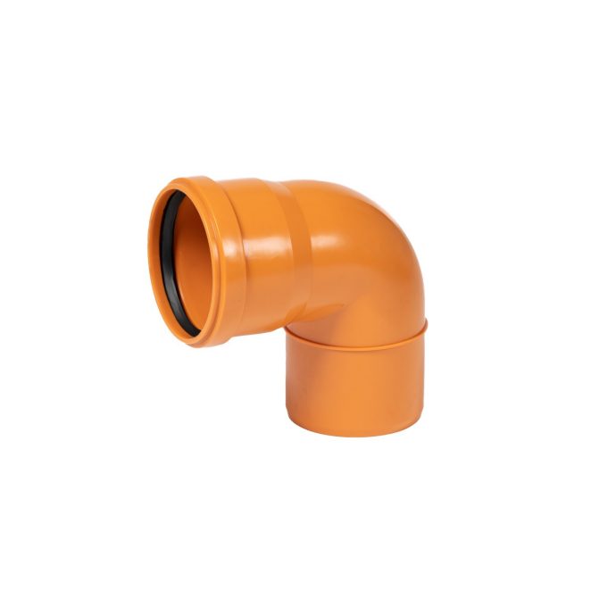 PP Compact roodbruin bocht 90