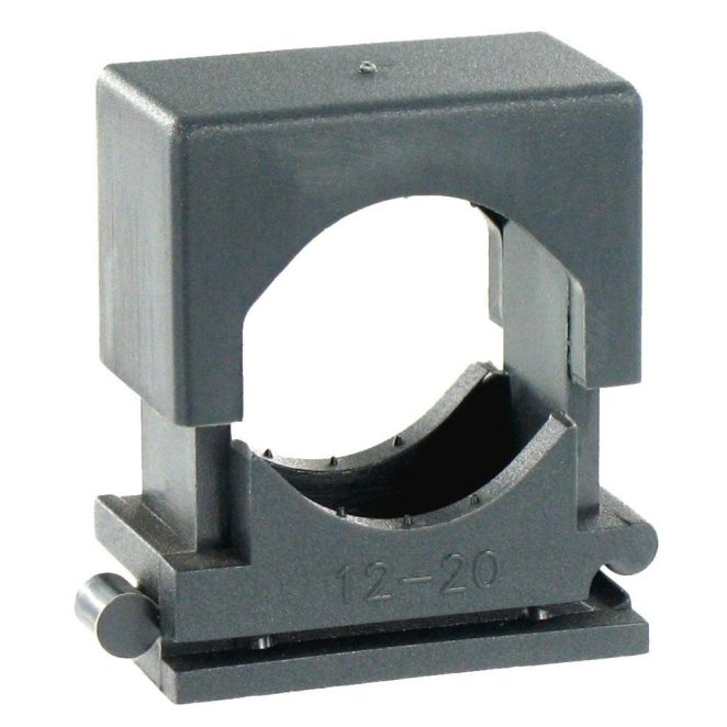 Drukklem donkergrijs RAL 7016