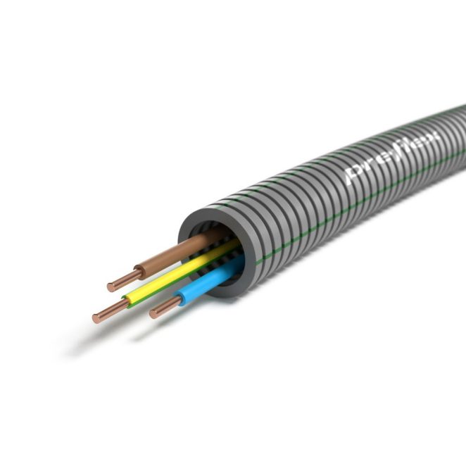 Preflex H07V-U 3G1,5 G/G BL BR-Eca