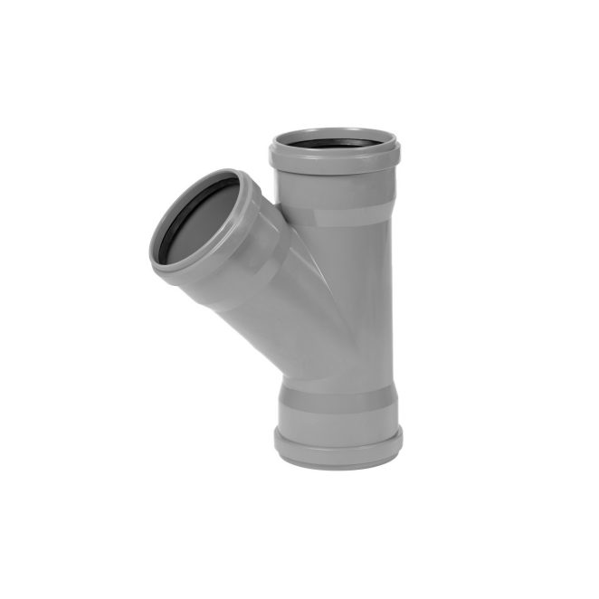 PP Compact grijs T-stuk