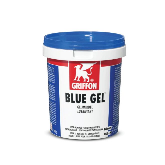PVC Glijmiddel Bleu gel BELGAQUA buitenriolering