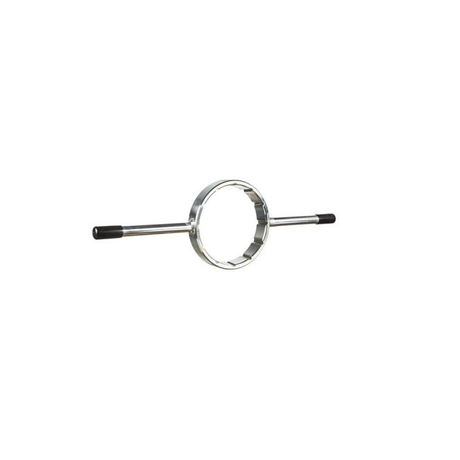Stainless steel spanner for conical inlets